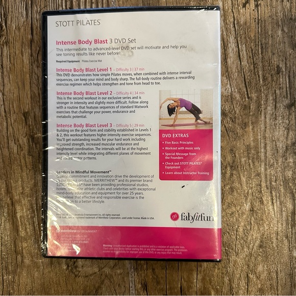 NWT STOTT PILATES INTENSE BODY BLAST - Picture 2 of 2